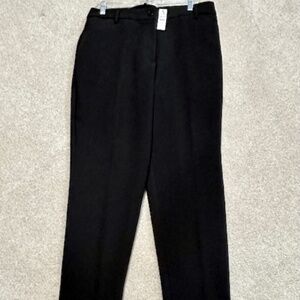 Talbots High-Waist Tailored Ankle Dress Pants Straight Leg 14W CURVY NEW w/Tags
